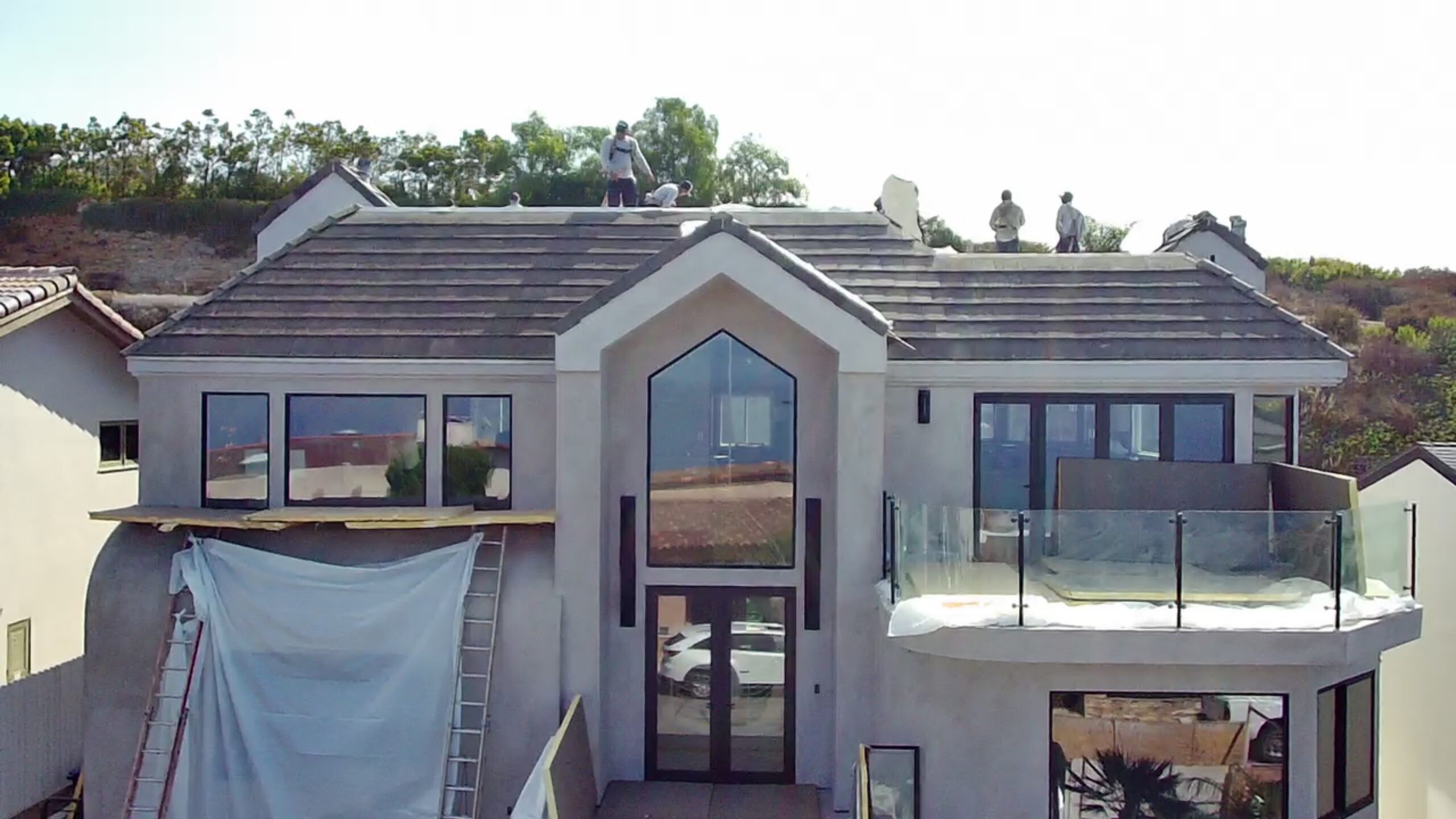 Completed Laguna Beach roofing work